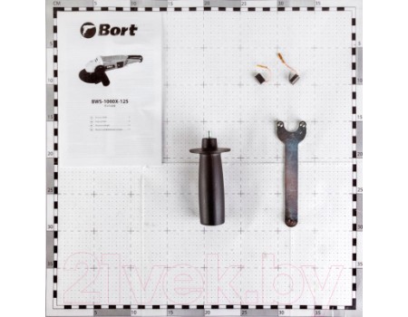 Угловая шлифовальная машина Bort BWS-1000X-125 (91275295)