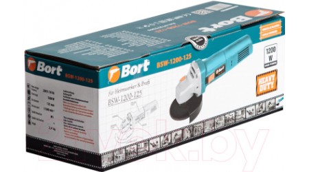 Угловая шлифовальная машина Bort BWS-1200-125 (91275363)