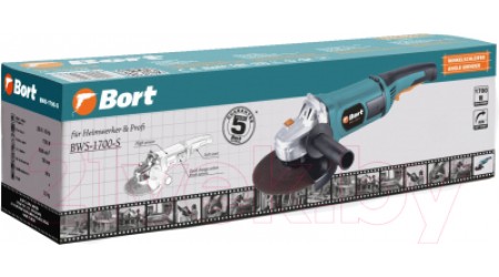 Угловая шлифовальная машина Bort BWS-1700-S (93410228)