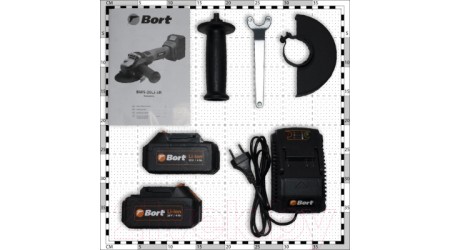 Угловая шлифовальная машина Bort BWS-20Li-SR (93412215)