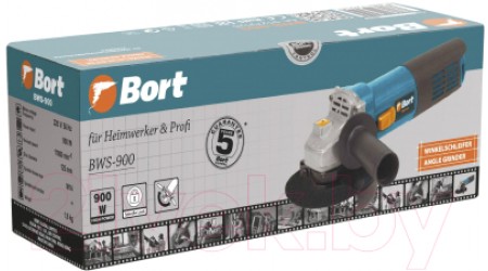 Угловая шлифовальная машина Bort BWS-900 (91279125)