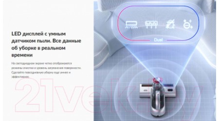 Портативный пылесос Jimmy BX6 Pro (серебристый/розовый)