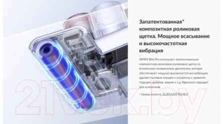 Портативный пылесос Jimmy BX6 Pro (серебристый/розовый)