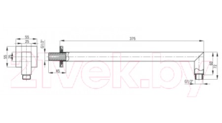 Душевая система Deante BXYSX44T-2