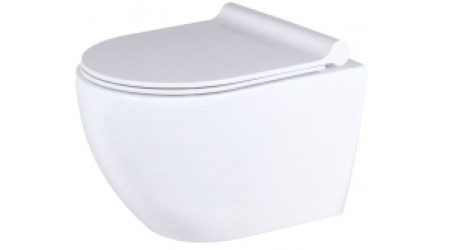 Унитаз подвесной Uptrend Caneo Rimless TR2196D (с сиденьем)