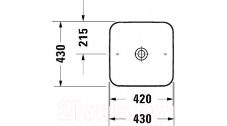 Умывальник Duravit Cape Cod (2340430000)