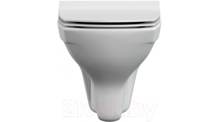 Унитаз подвесной с инсталляцией Cersanit Carina New Clean S-MZ-CARINA-XL-COn-S-DL-w + 458.124.21.1
