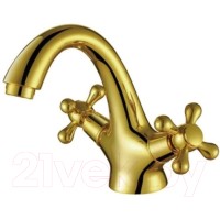 Смеситель Kaiser Carlson Style 44311-3/44313-3 Gold