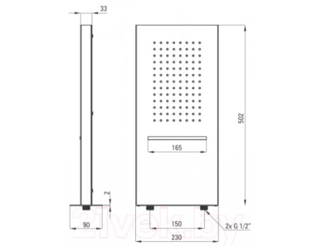 Верхний душ Deante Cascada Multi Box NAC 092K