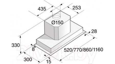Вытяжка скрытая Asko CC4527S