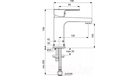 Смеситель Ideal Standard Cerafine BC553AA 