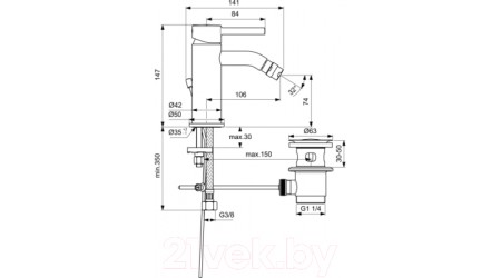 Смеситель Ideal Standard Ceraline BC197XG 