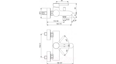 Смеситель Ideal Standard Ceraline BC199AA 