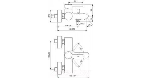 Смеситель Ideal Standard Ceraline BC199XG 