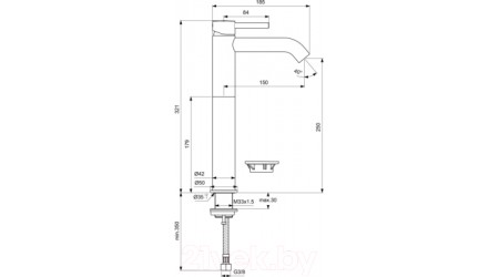 Смеситель Ideal Standard Ceraline BC269XG 