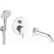 Душевой гарнитур Ideal Standard Ceraline Black 5в1 SetA6939AA-7