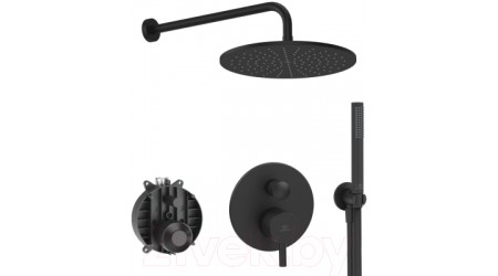 Душевая система Ideal Standard Ceraline Black 6 в 1 SetA6939XG-2