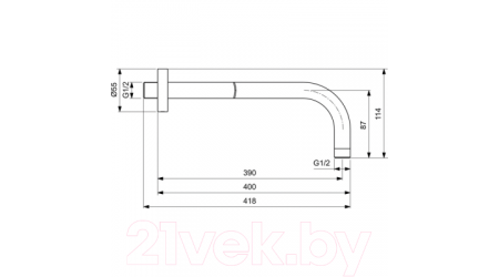 Душевая система Ideal Standard Ceraline Black 6 в 1 SetA6939XG-2