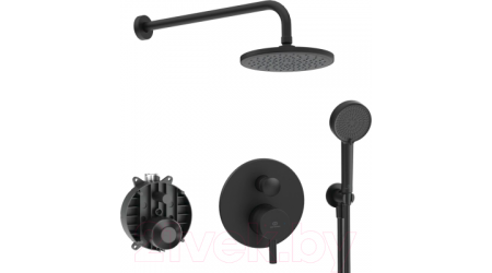 Душевая система Ideal Standard Ceraline Black 6в1 SetA6939XG-4