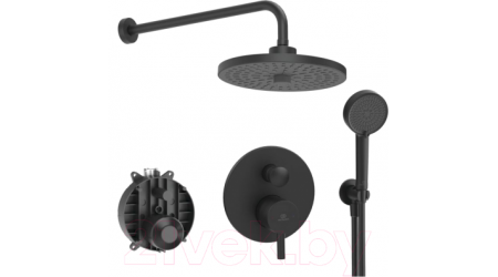 Душевая система Ideal Standard Ceraline Black 6в1 SetA6939XG-6