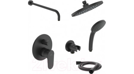 Душевая система Ideal Standard Ceraline Black 6в1 SetA7193XG