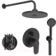 Душевая система Ideal Standard Ceraline O Black 6в1 SetA7193XG-2