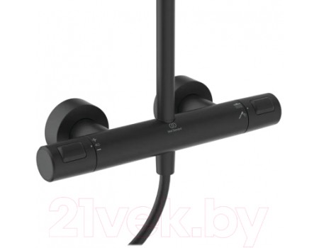 Душевая система Ideal Standard Ceratherm A7210XG (черный матовый)