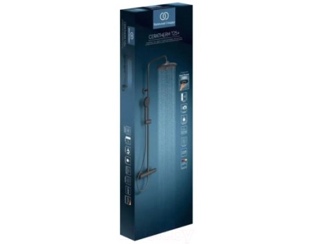 Душевая система Ideal Standard Ceratherm A7210XG (черный матовый)