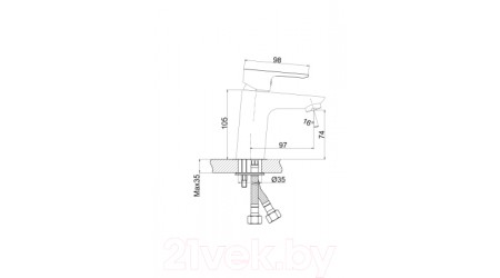 Смеситель Cersanit Cersania 63030 
