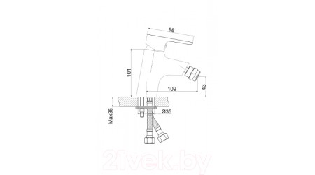 Смеситель Cersanit Cersania 63033 