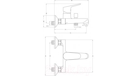 Комплект смесителей Deante Chaber BGL B010M 