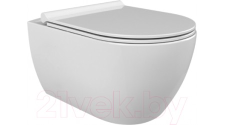 Унитаз подвесной CeraStyle City 019100-w-01 + SC00501S50003012