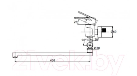 Смеситель Kaiser City 20455 