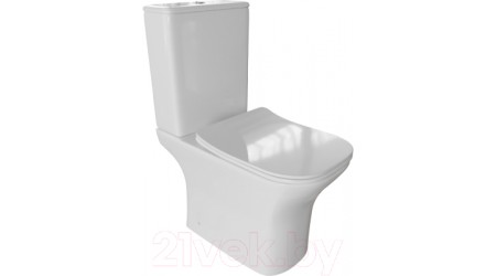 Унитаз напольный Wave City (белый глянец)
