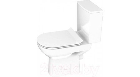Унитаз напольный Cersanit City New Clean On + S-ZB-CITY + S-DS-CIT-S-DL-t + ZP-AD-3/6-EC-1