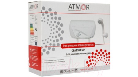 Проточный водонагреватель Atmor Classic 501 5 KW Shower (3520180)