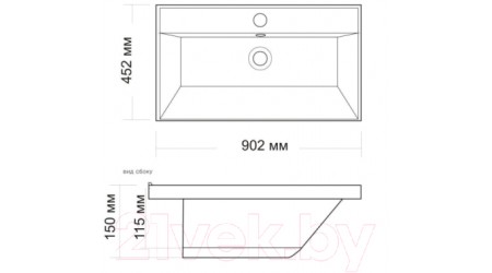 Умывальник Madera Classica 90