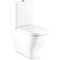 Унитаз напольный Roca Clean-Rim A34273700H + A341730000 + 801730004