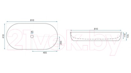 Умывальник REA Cleo U8403