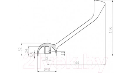 Смеситель Slezak RAV Clinica D626.5 