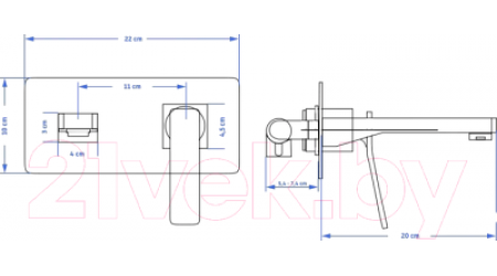 Смеситель PEA CM547701 (черный) 