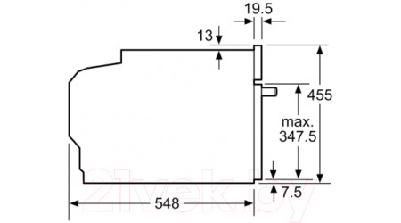 Электрический духовой шкаф Bosch CMG633BB1