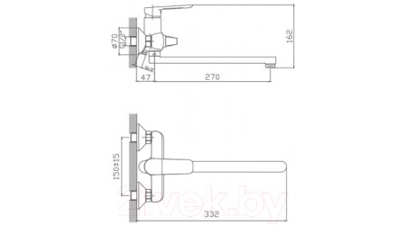 Смеситель Cron CN22521 