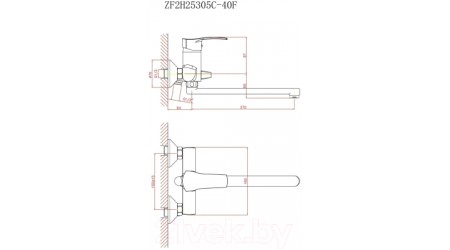 Смеситель Cron CN2270 