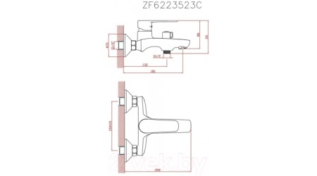 Смеситель Cron CN60523 