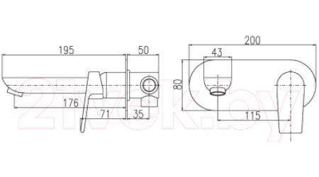 Смеситель Slezak RAV Colorado CO135 