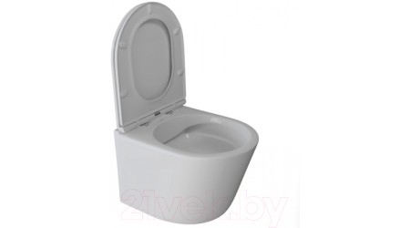 Унитаз подвесной White Wave Comfort (белый глянец)