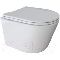 Унитаз подвесной White Wave Comfort (белый глянец)