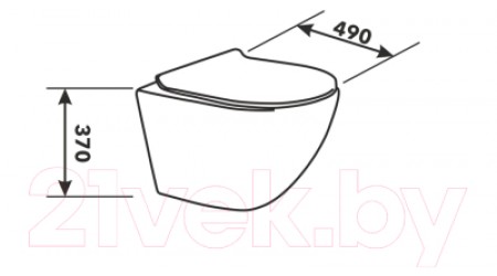 Унитаз подвесной с инсталляцией AV Engineering Comfort AVWHR203 + AM.PM I012703.0201