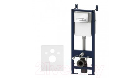 Унитаз подвесной с инсталляцией AV Engineering Comfort AVWHR203 + AM.PM I012703.0201